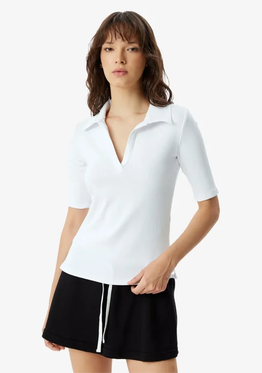 Crop White T-shirt