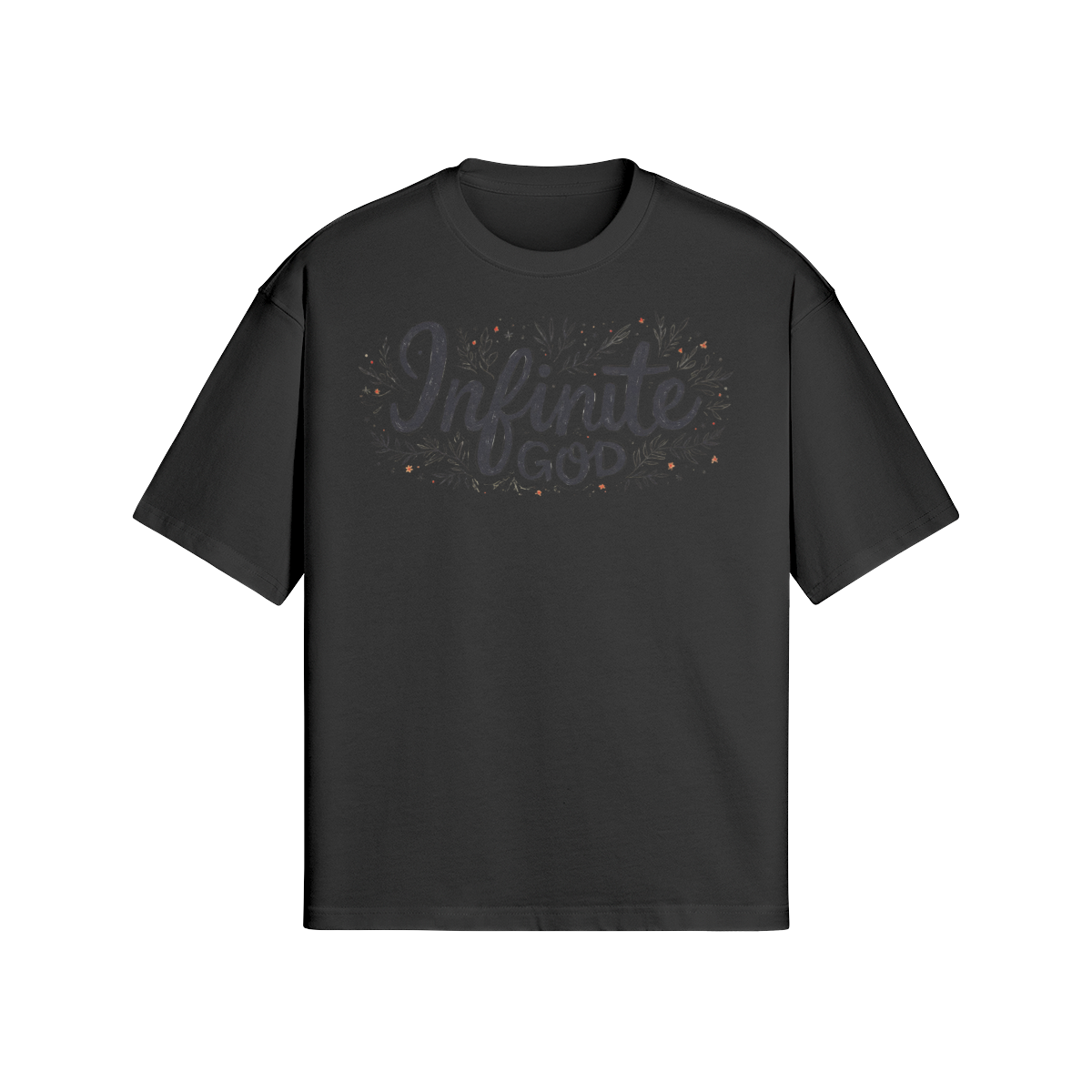 Infinite God Unisex Oversized Snow Wash T-shirt