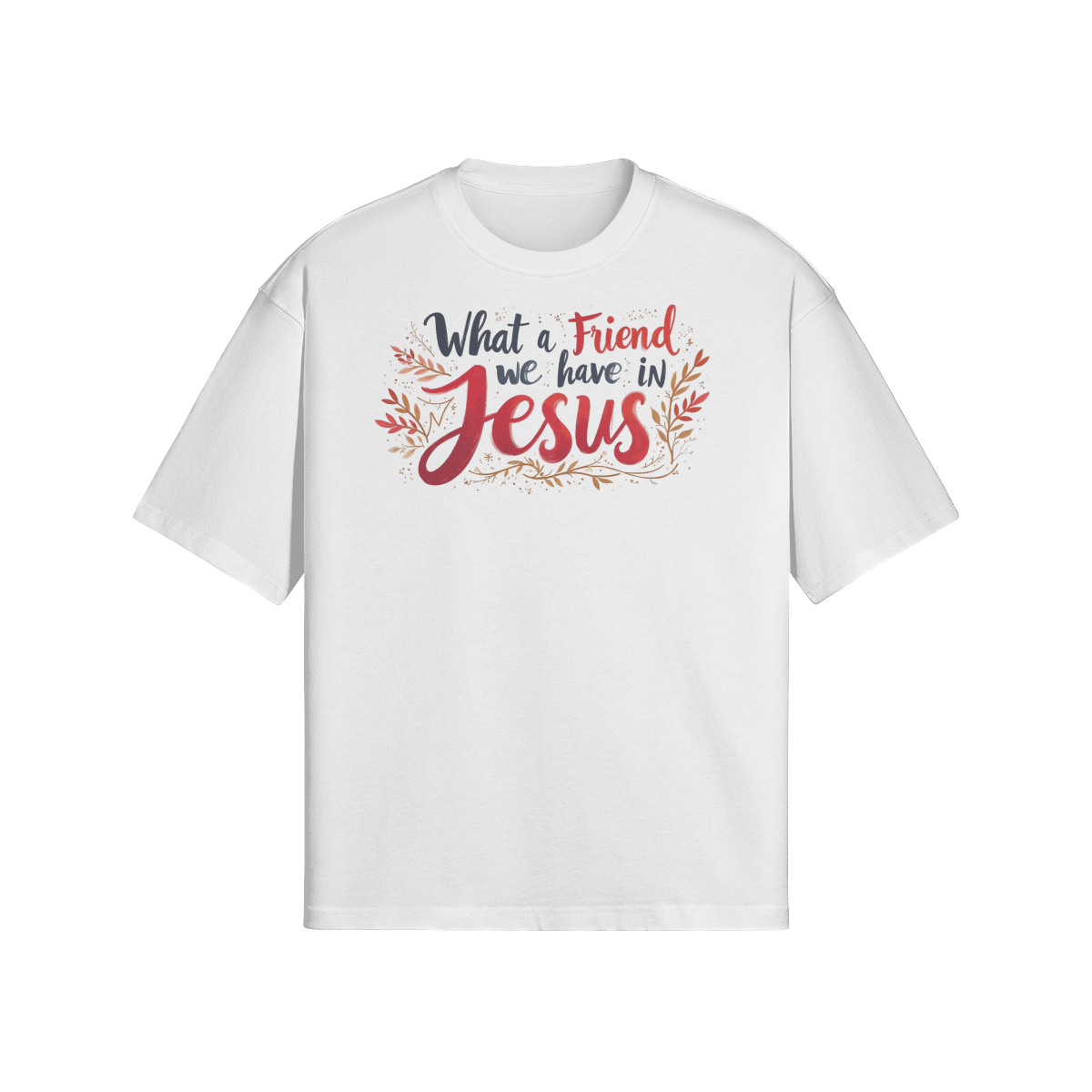 Jesus Unisex Oversized Snow Wash T-shirt