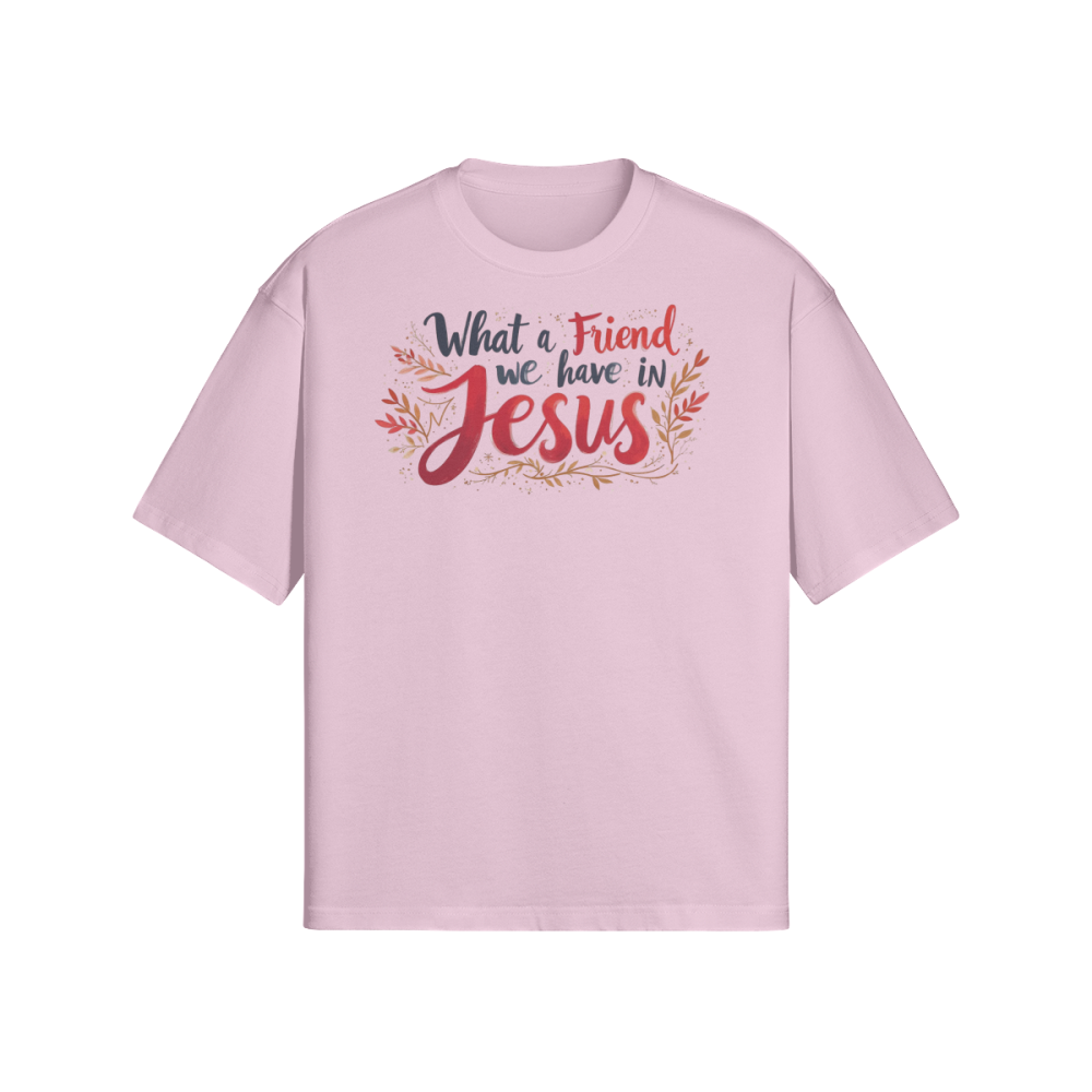 Jesus Unisex Oversized Snow Wash T-shirt - Image 7