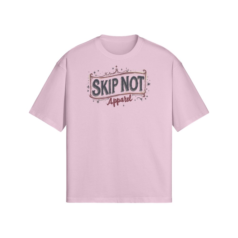 Skip Not Unisex Oversized Snow Wash T-shirt - Image 7