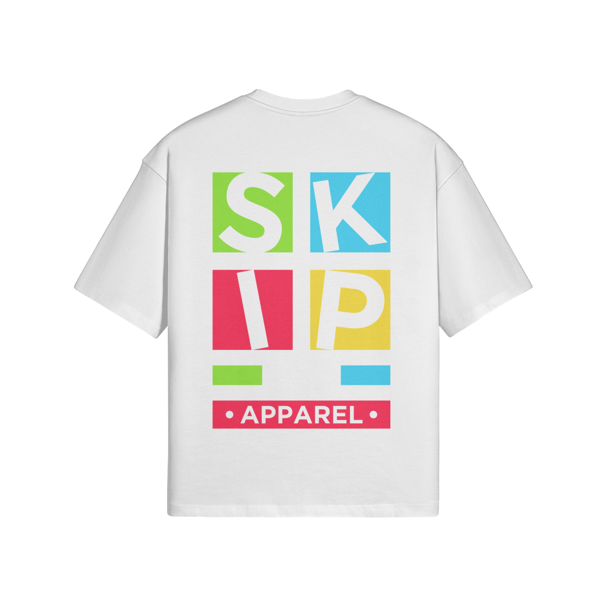 Skip Not Unisex Oversized Snow Wash T-shirt
