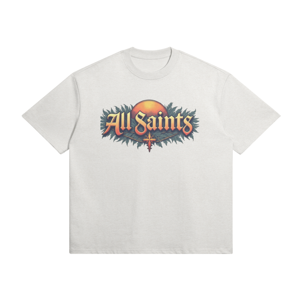 All Saints Unisex Oversized Snow Wash T-shirt - Image 8