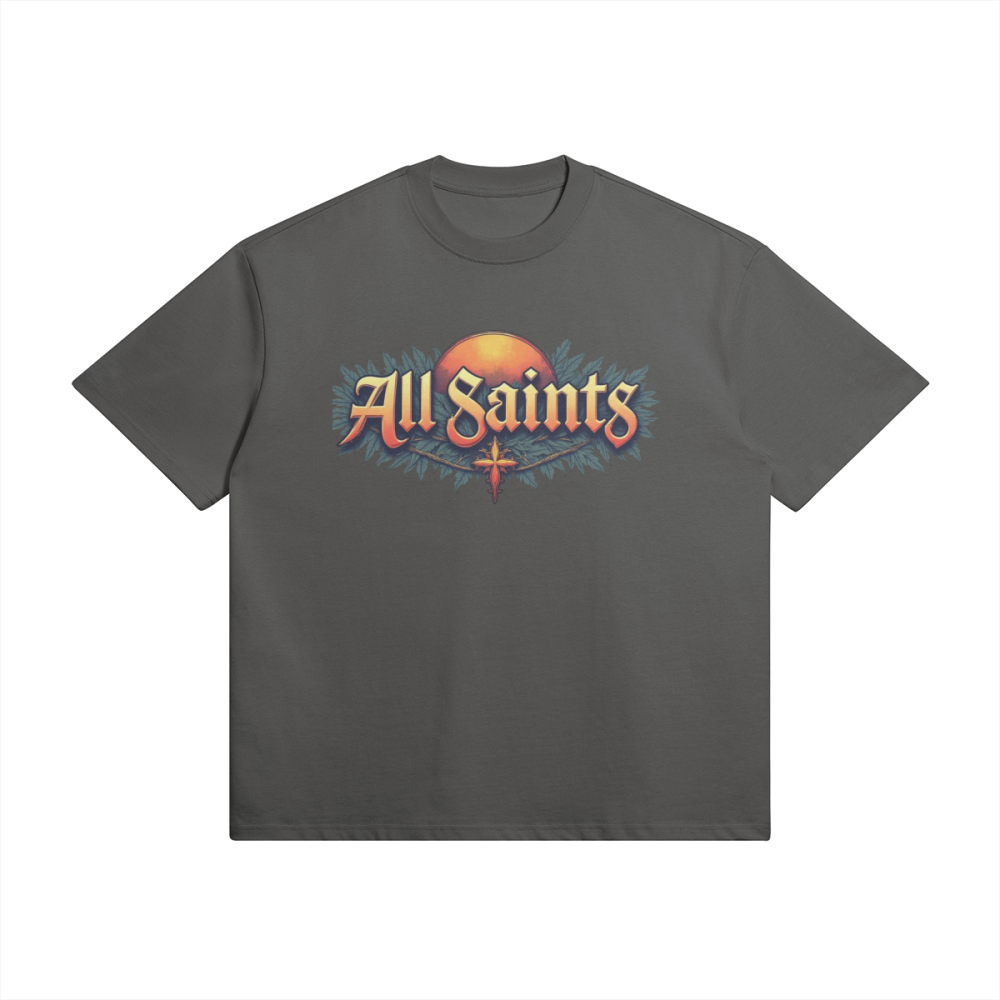 All Saints Unisex Oversized Snow Wash T-shirt - Image 5