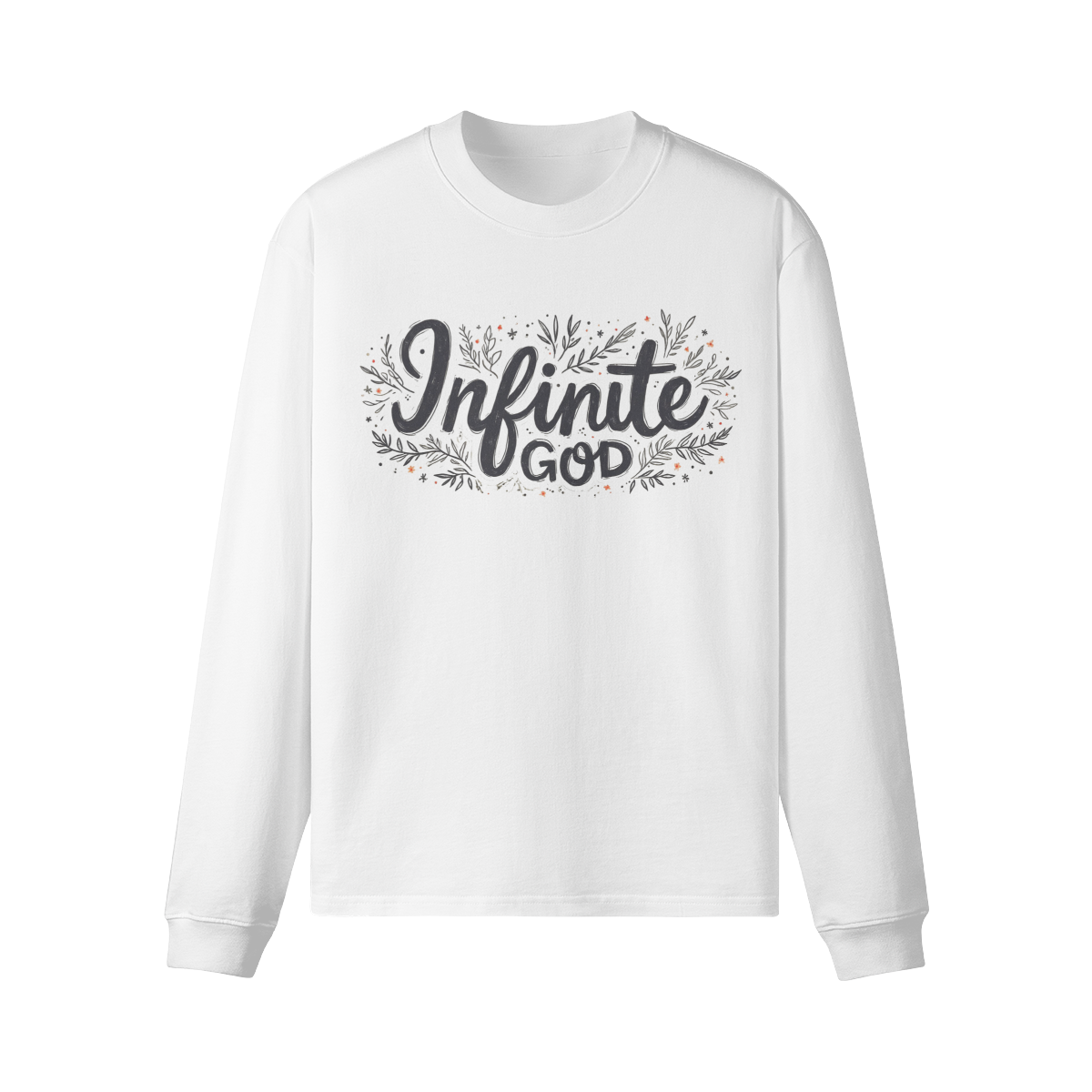 Infinite God Unisex Crew Neck Loose Long Sleeve