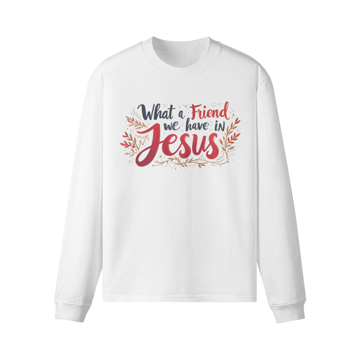 Jesus Unisex Crew Neck Loose Long Sleeve