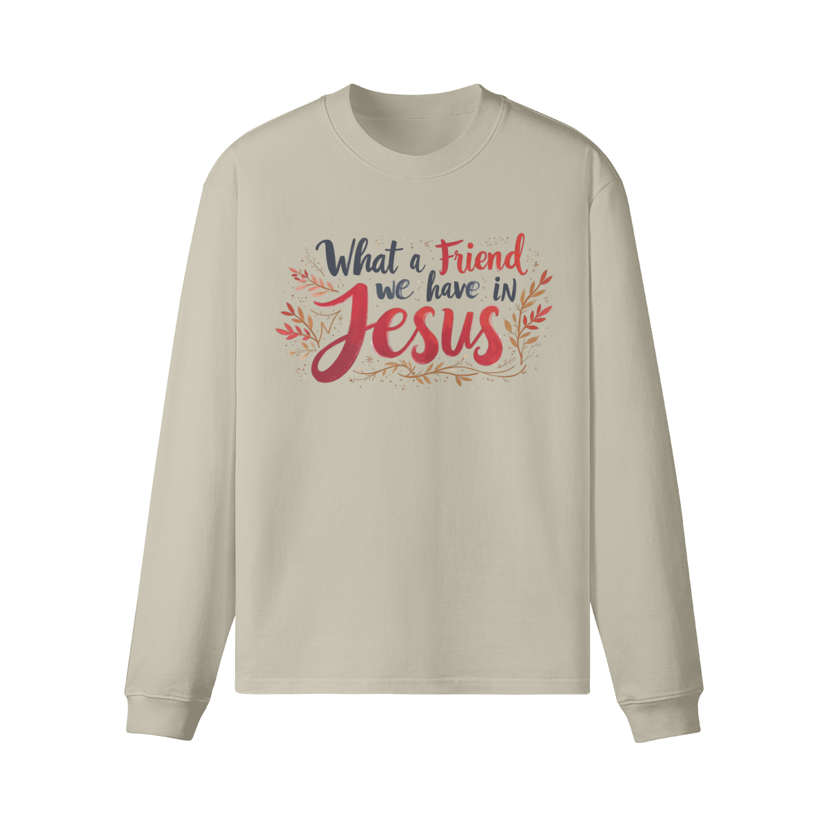 Jesus Unisex Crew Neck Loose Long Sleeve
