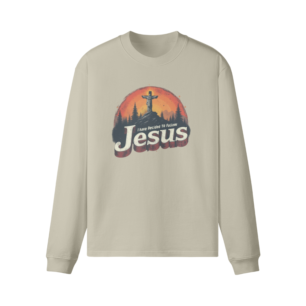 Jesus Unisex Crew Neck Loose Long Sleeve - Image 2