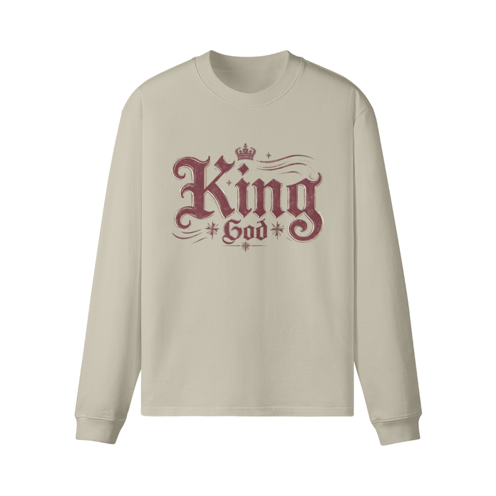 King God Unisex Crew Neck Loose Long Sleeve - Image 2
