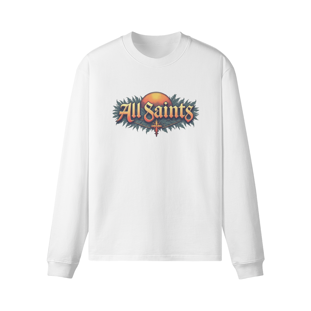 All Saints Unisex Crew Neck Loose Long Sleeve