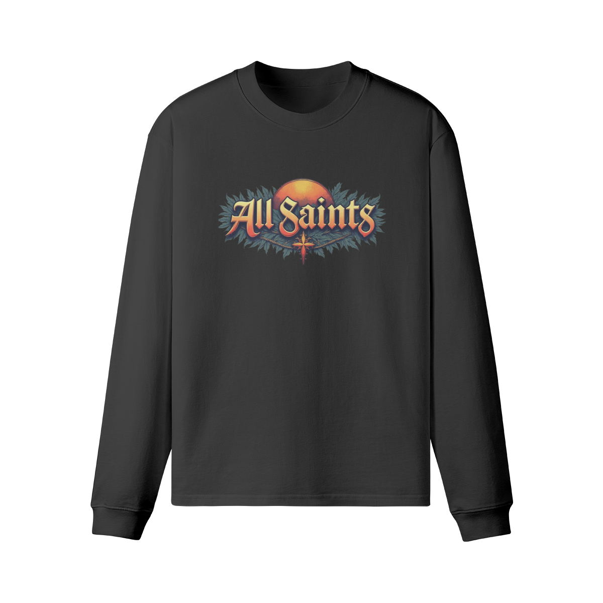 All Saints Unisex Crew Neck Loose Long Sleeve