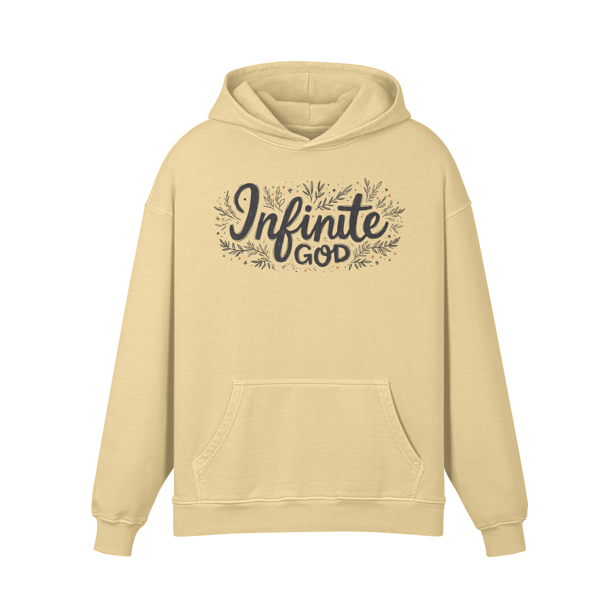 Infinite God Unisex Super Heavyweight Oversized Retro Hoodie