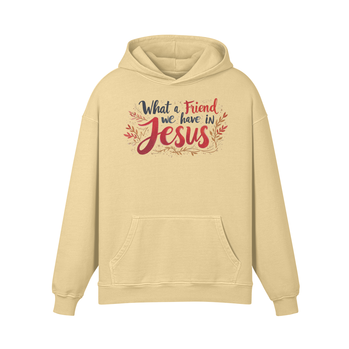 Jesus Unisex Super Heavyweight Oversized Retro Hoodie