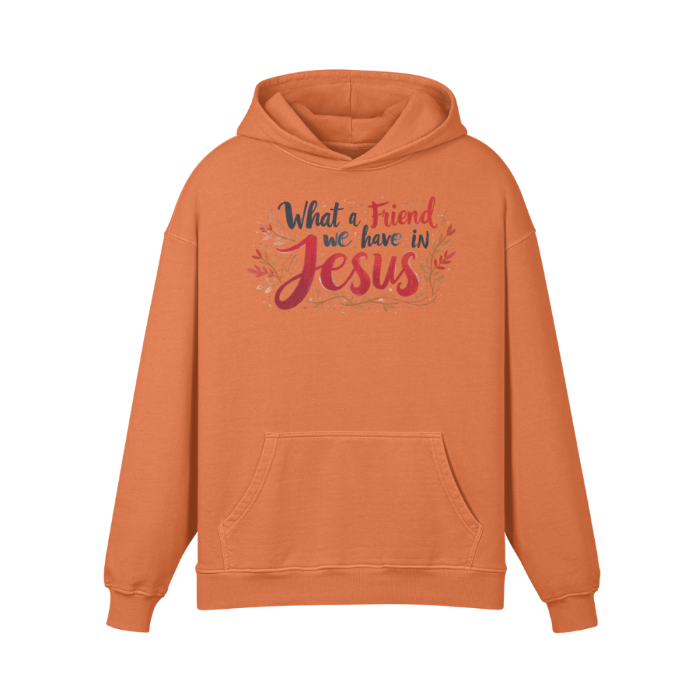 Jesus Unisex Super Heavyweight Oversized Retro Hoodie - Image 4