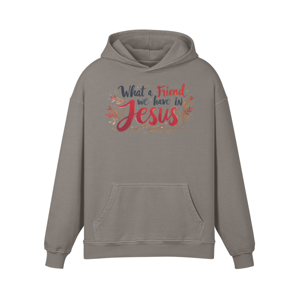 Jesus Unisex Super Heavyweight Oversized Retro Hoodie - Image 6