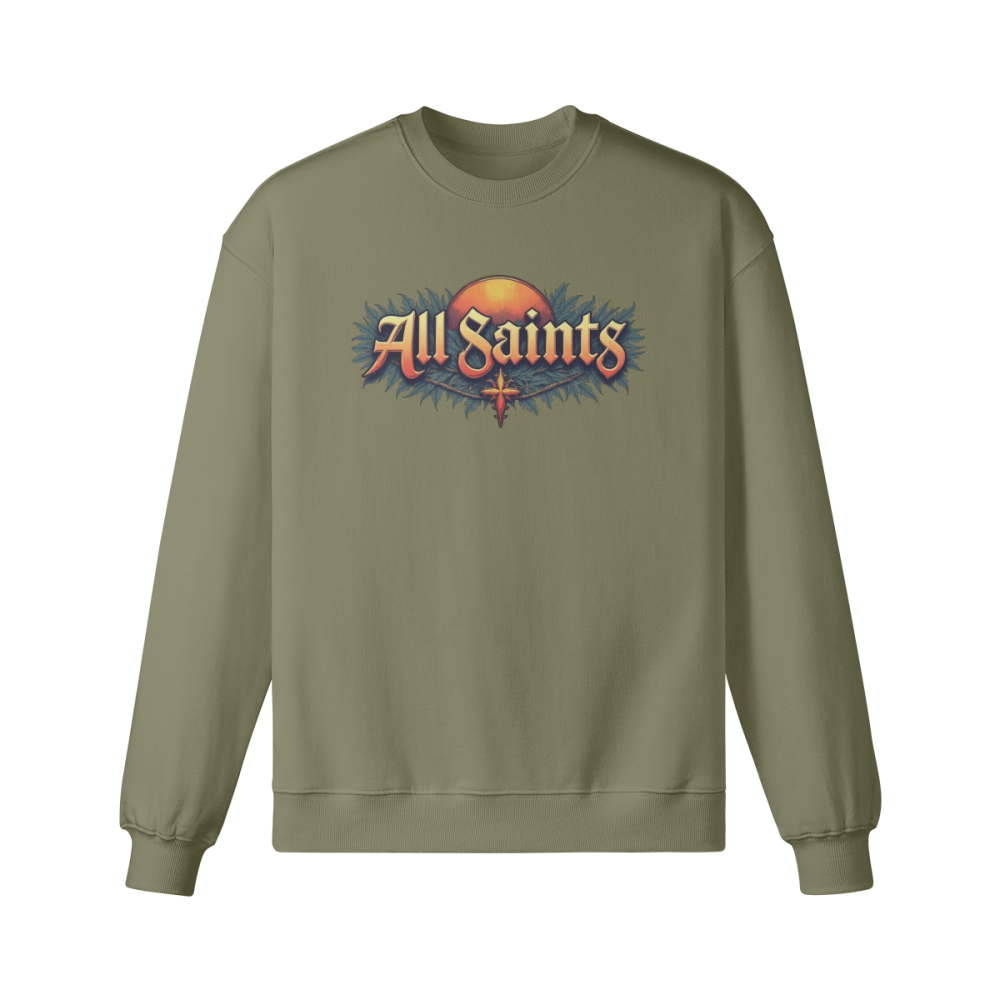 All Saints Unisex Heavyweight Oversized Sweatshirt - Image 4