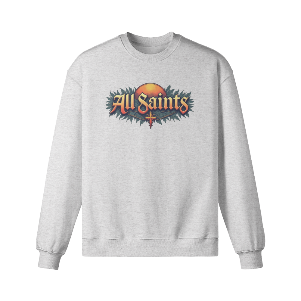 All Saints Unisex Heavyweight Oversized Sweatshirt - Image 3