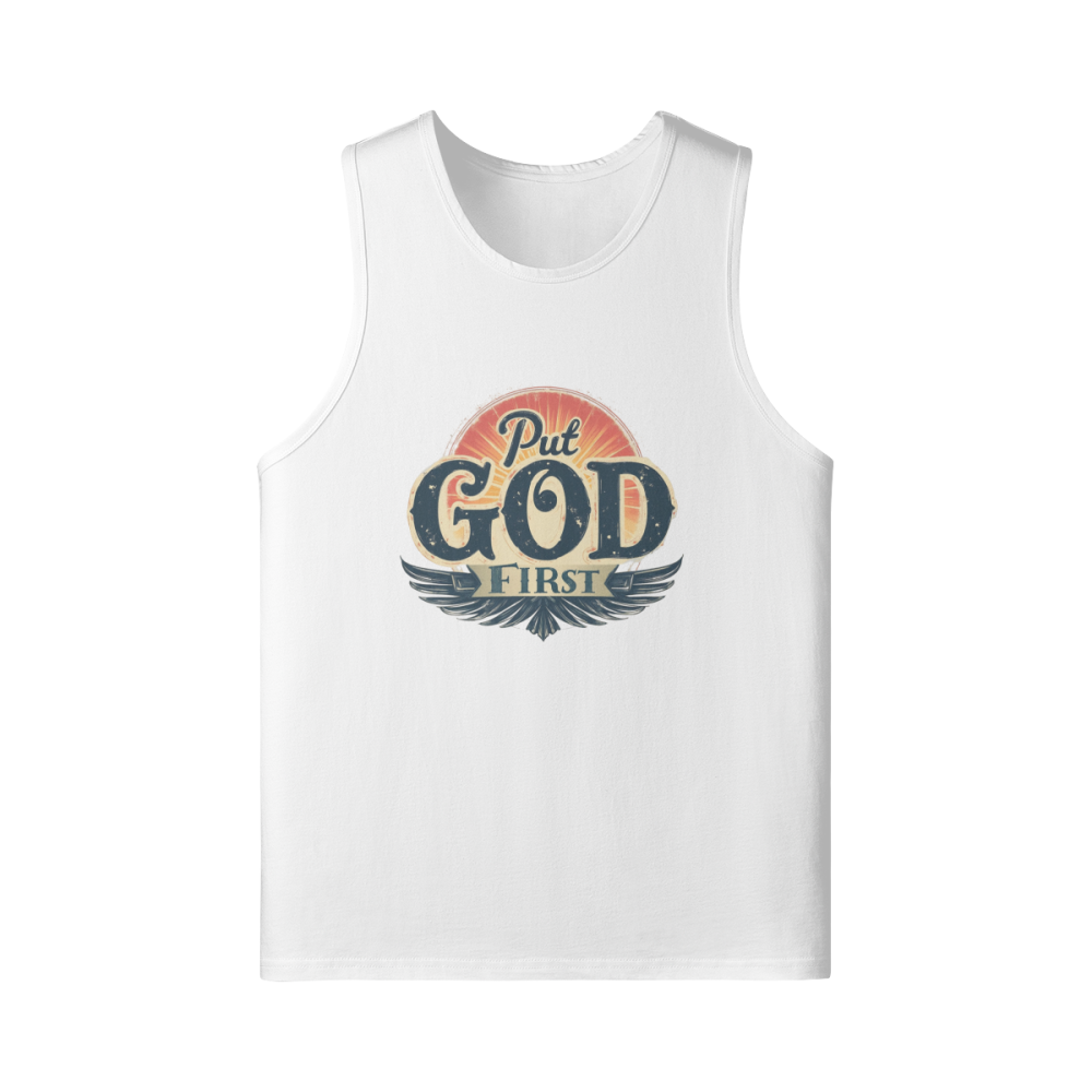 Put God First Unisex Longline Loose Tank