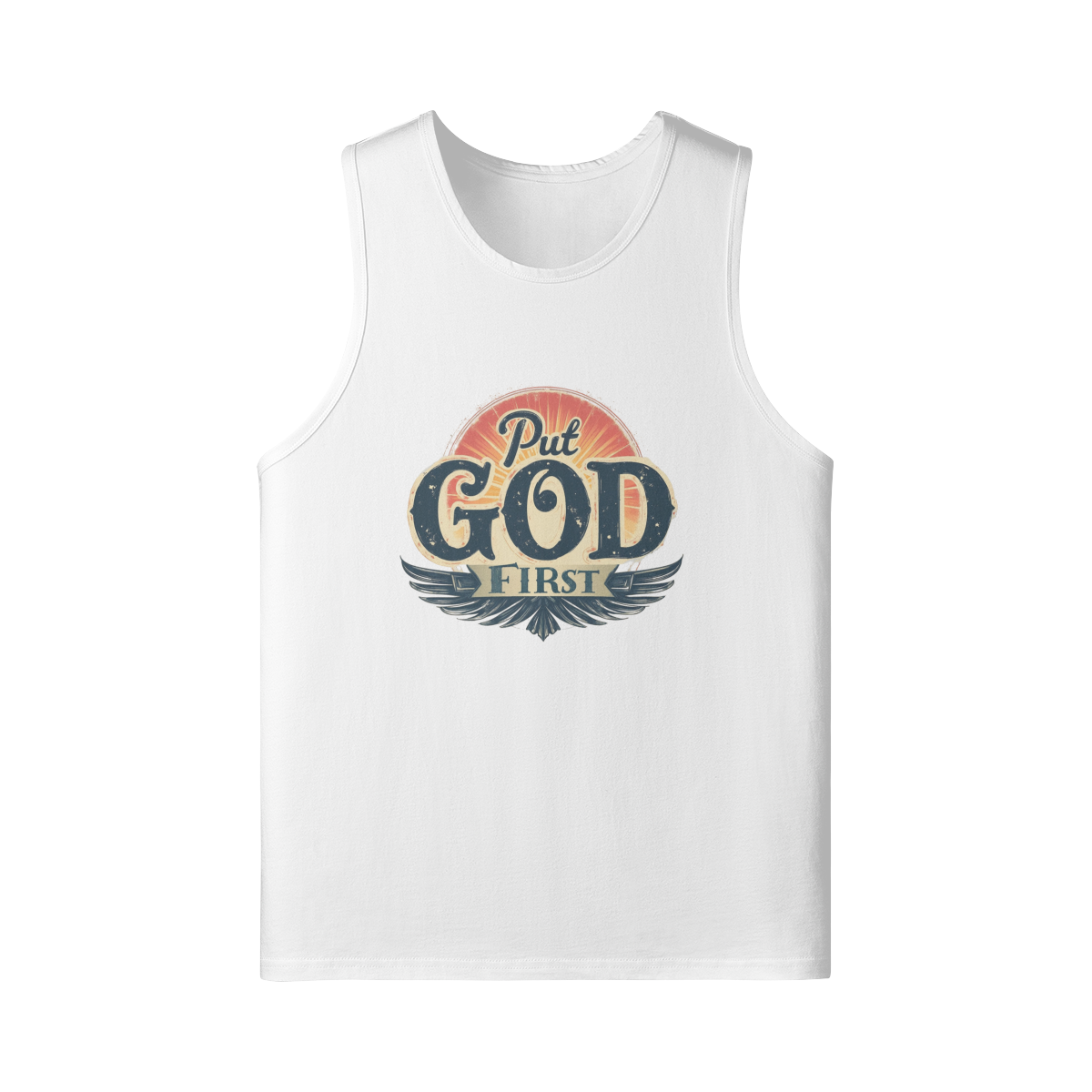 Put God First Unisex Longline Loose Tank