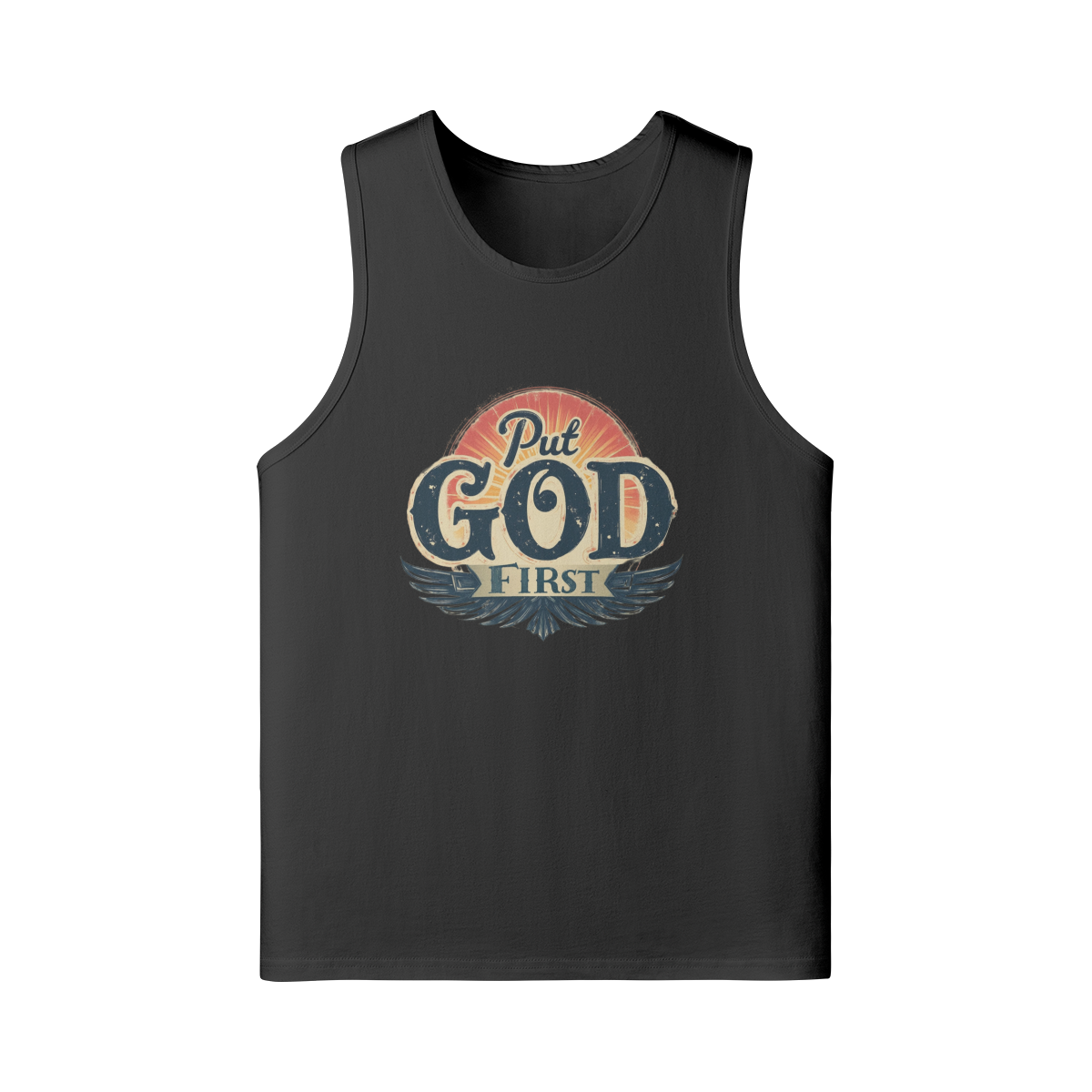 Put God First Unisex Longline Loose Tank