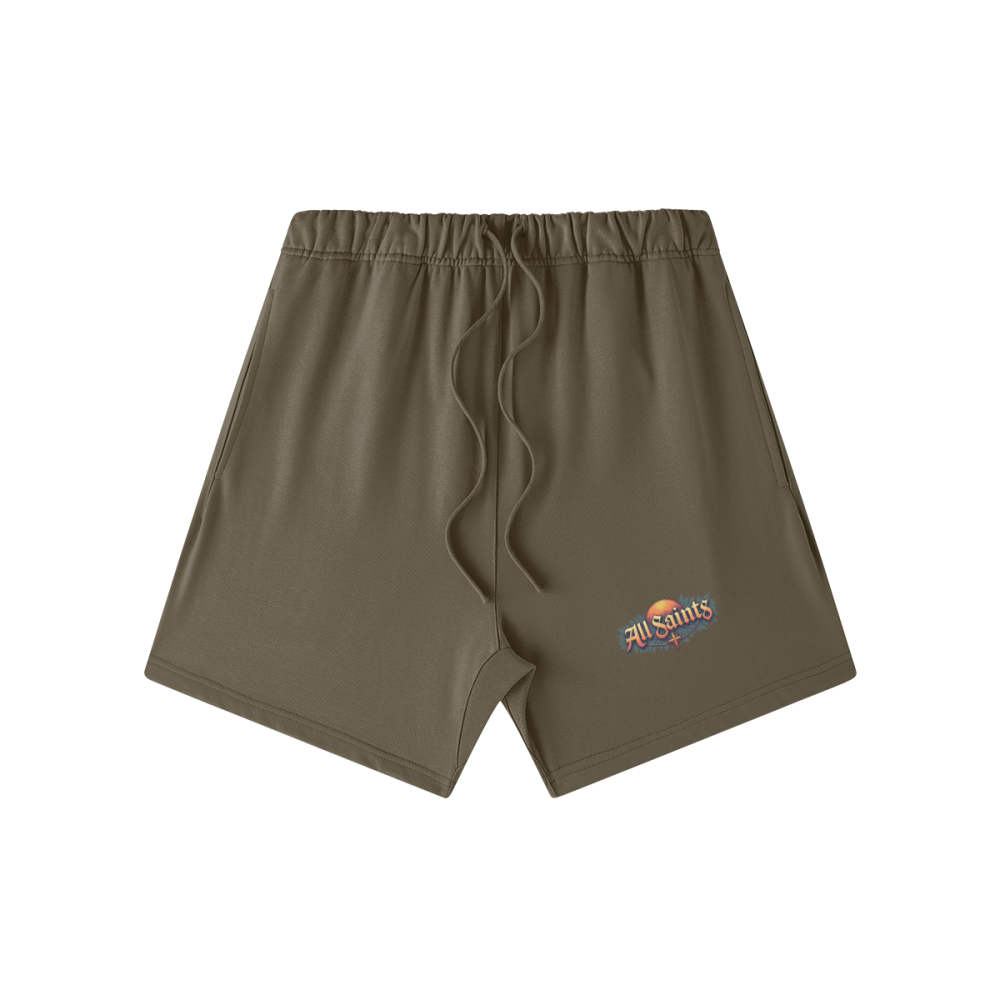 All Saints Unisex Oversized Sweat Shorts - Image 4