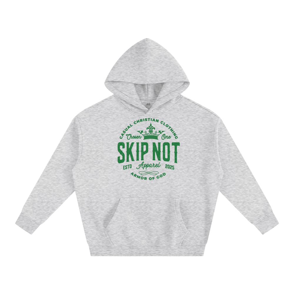 Skip Not Unisex Oversize Fleeced Hoodie - Image 4