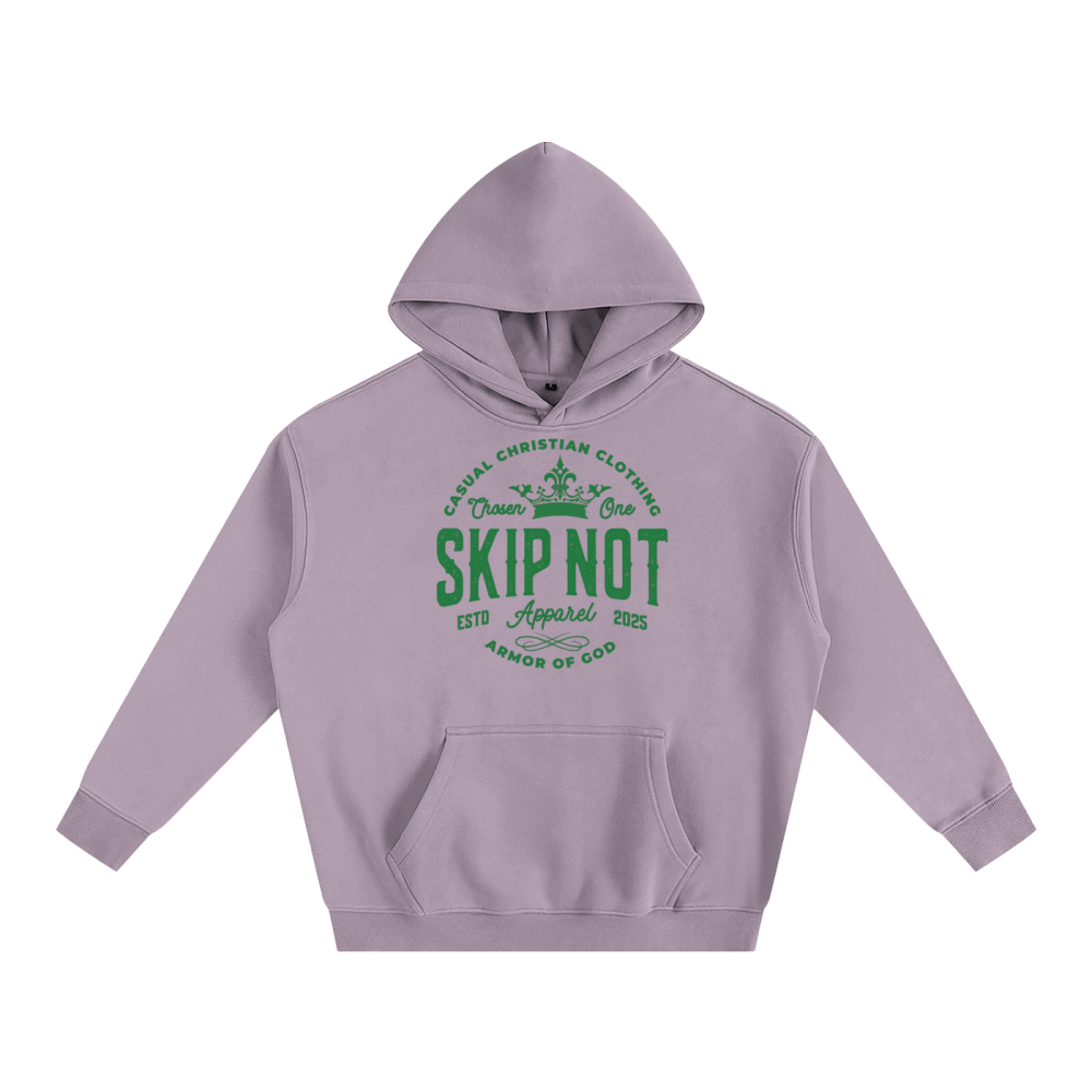 Skip Not Unisex Oversize Fleeced Hoodie - Image 8