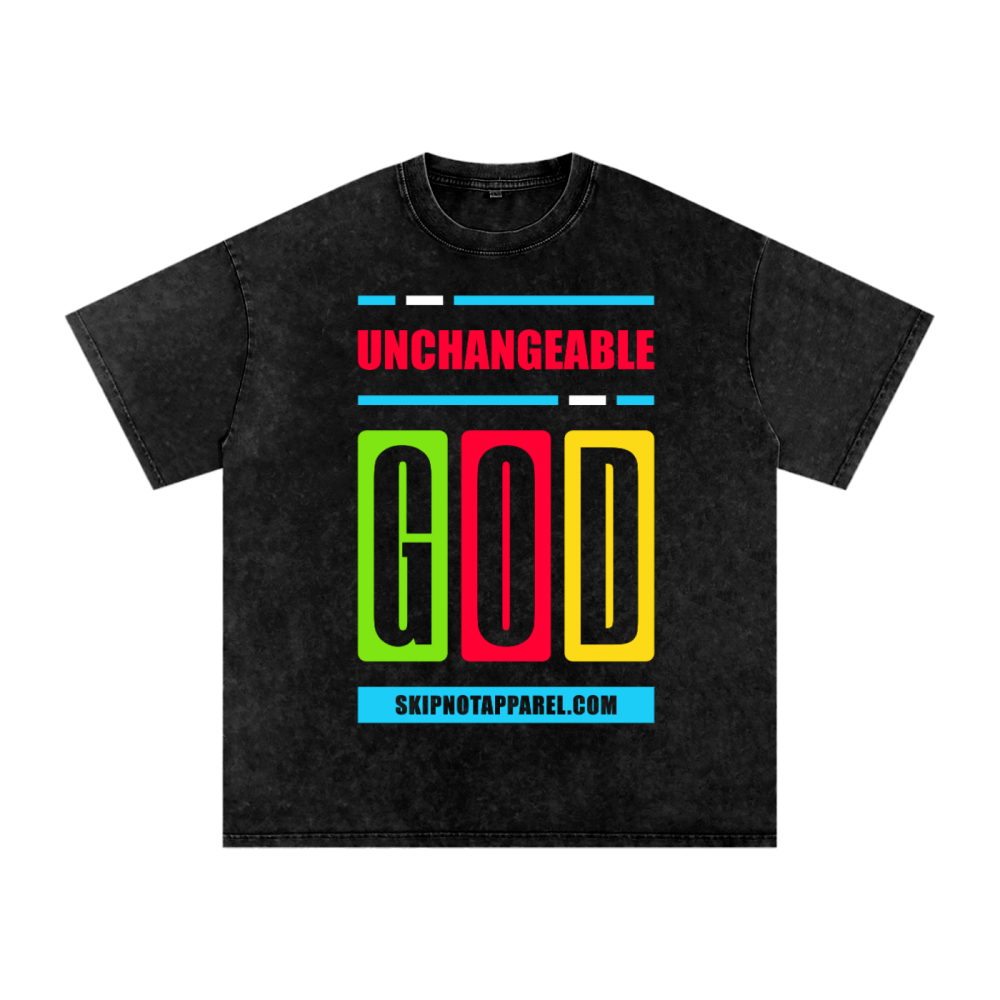 Skip Not Acid Wash Oversize T-Shirt - Image 10