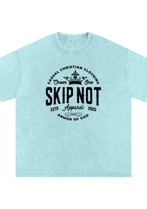 Skip Not Acid Wash Oversize T-Shirt