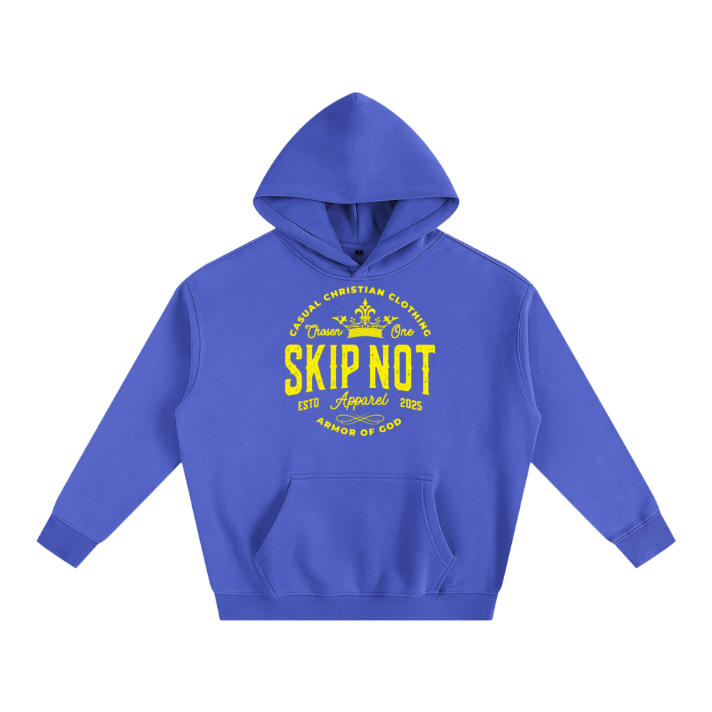 Skip Not Unisex Oversize Fleeced Hoodie - Image 8