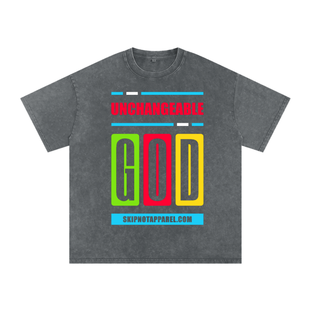 Skip Not Acid Wash Oversize T-Shirt - Image 2
