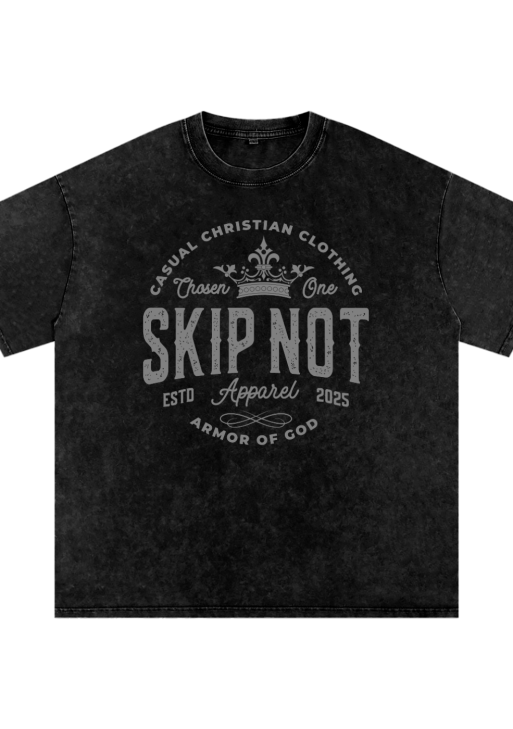 Skip Not Acid Wash Oversize T-Shirt