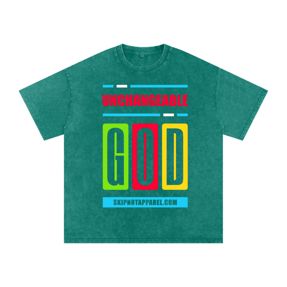 Skip Not Acid Wash Oversize T-Shirt - Image 8