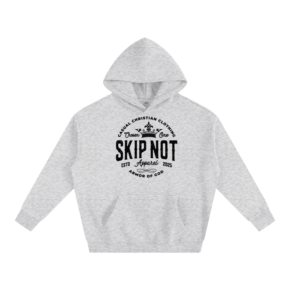 Skip Not Oversize Fleeced Hoodie - Image 4