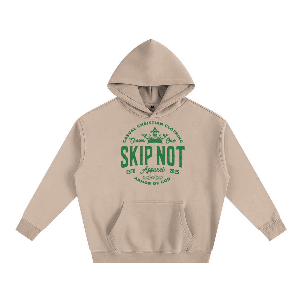 Skip Not Unisex Oversize Fleeced Hoodie - Image 6