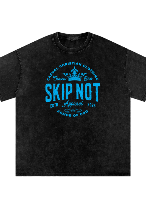 Skip Not Acid Wash Oversize T-Shirt