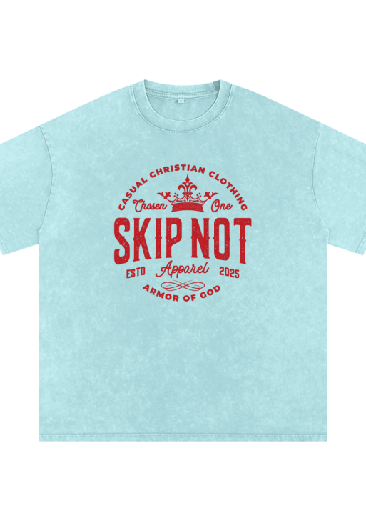 Skip Not Acid Wash Oversize T-Shirt