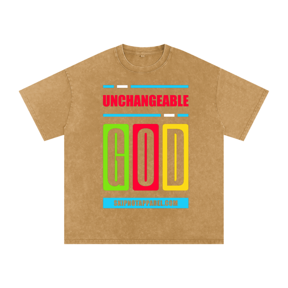 Skip Not Acid Wash Oversize T-Shirt - Image 6