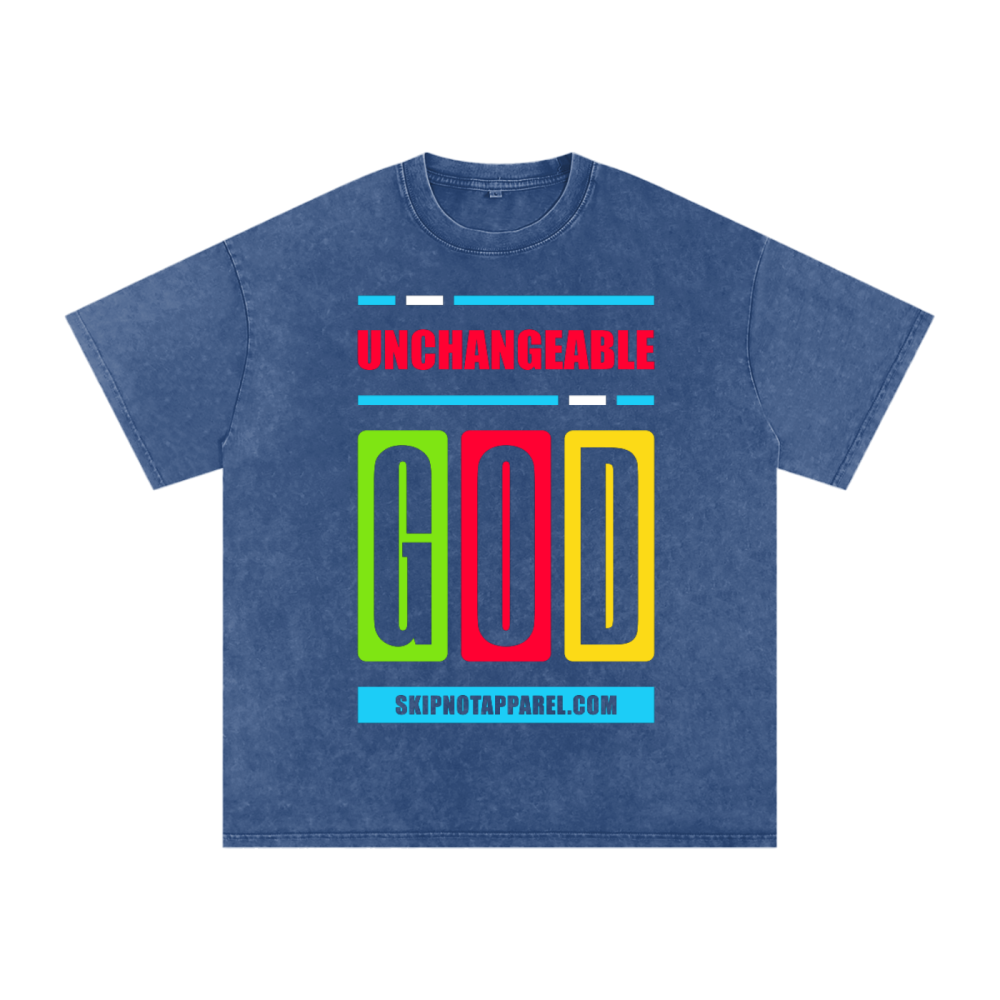 Skip Not Acid Wash Oversize T-Shirt - Image 4