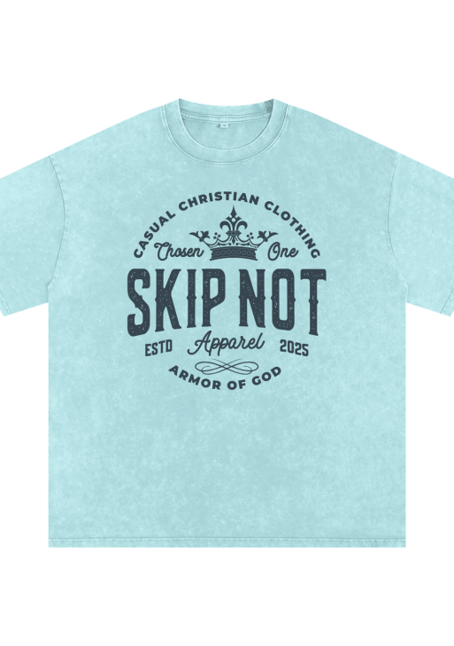 Skip Not Acid Wash Oversize T-Shirt