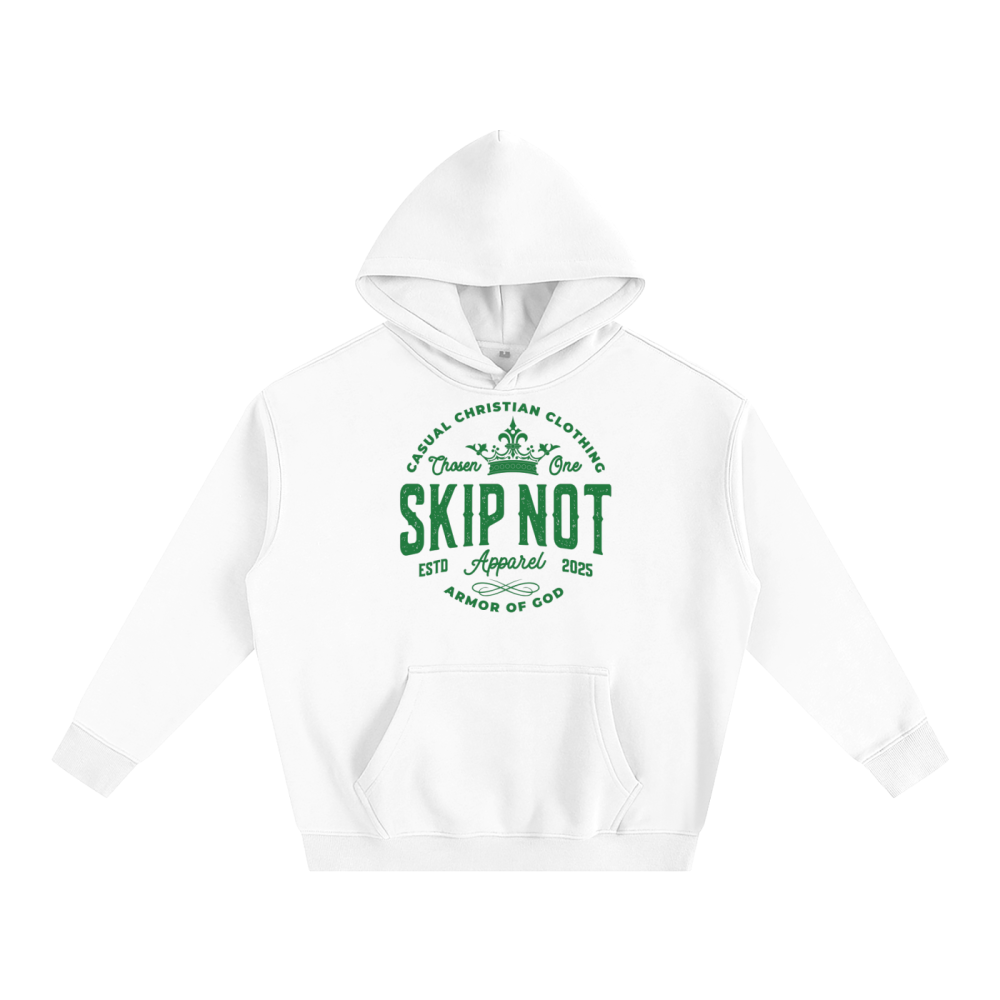 Skip Not Unisex Oversize Fleeced Hoodie - Image 13