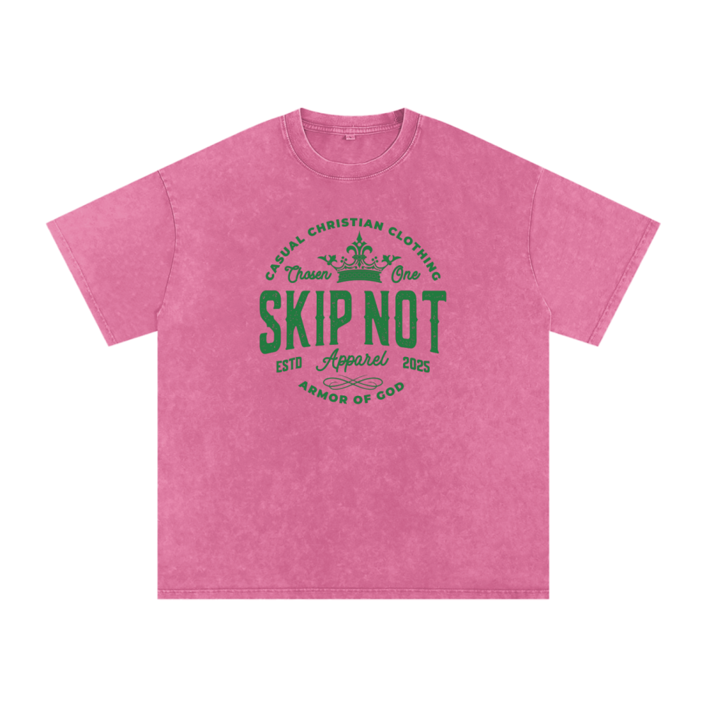 Skip Not Acid Wash Oversize T-Shirt - Image 10