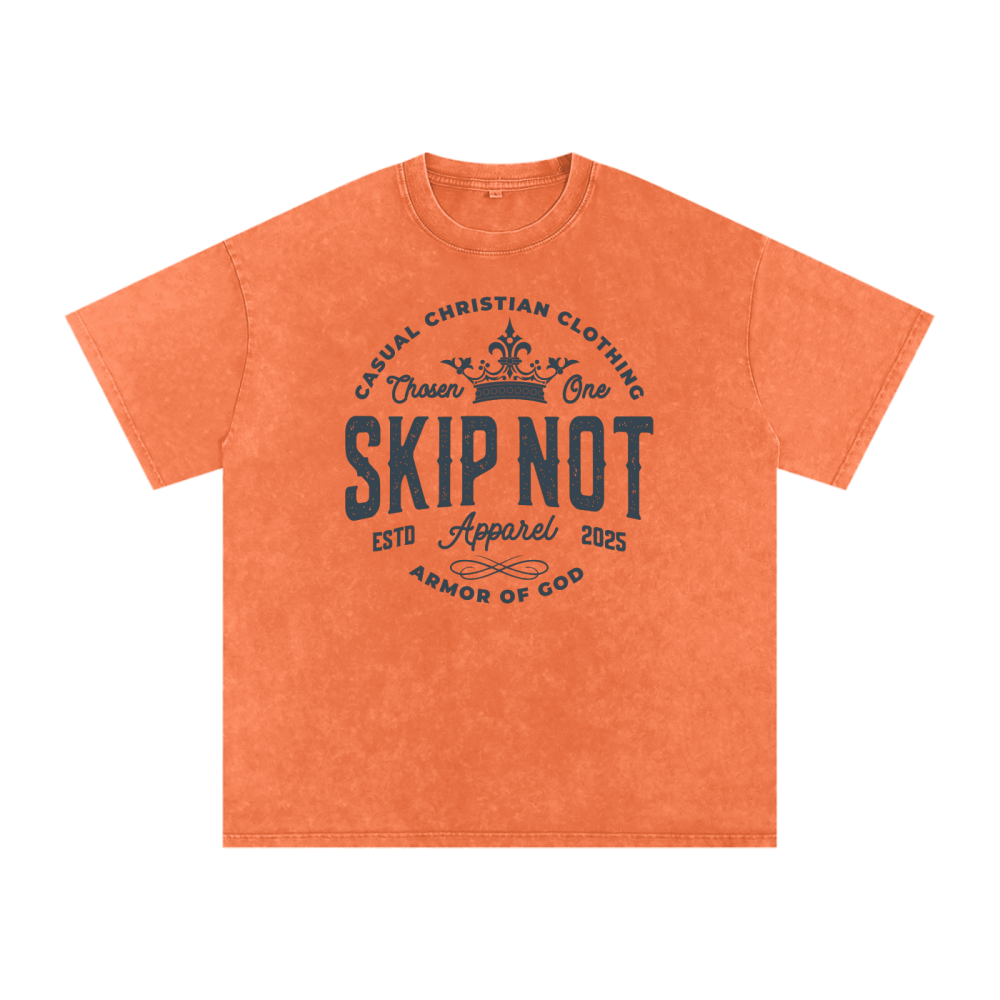 Skip Not Acid Wash Oversize T-Shirt - Image 6