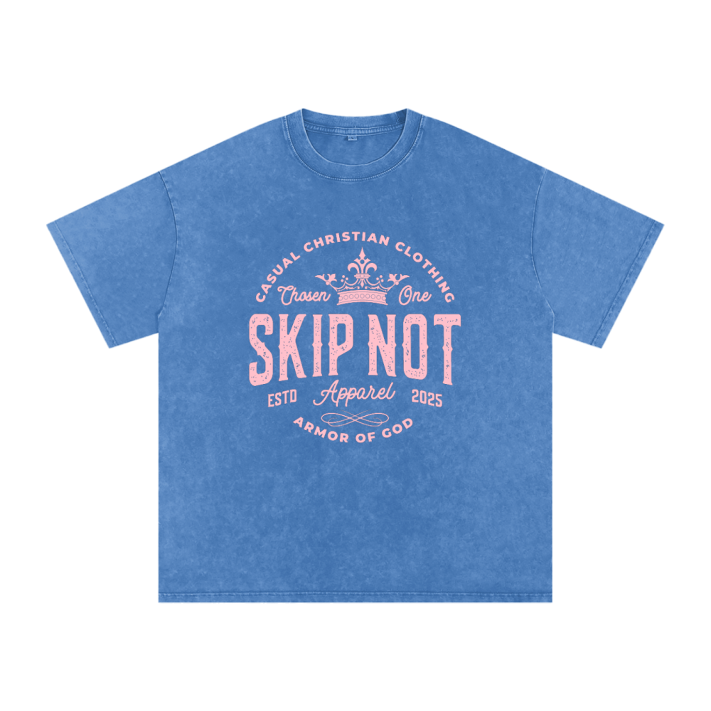 Skip Not Acid Wash Oversize T-Shirt - Image 12