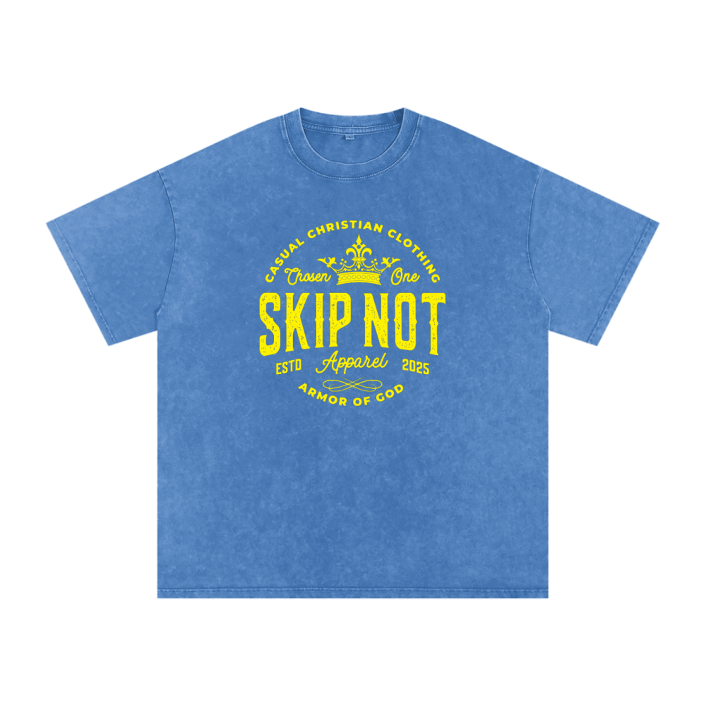 Acid Wash Oversize T-Shirt - 250 GSM - Image 8