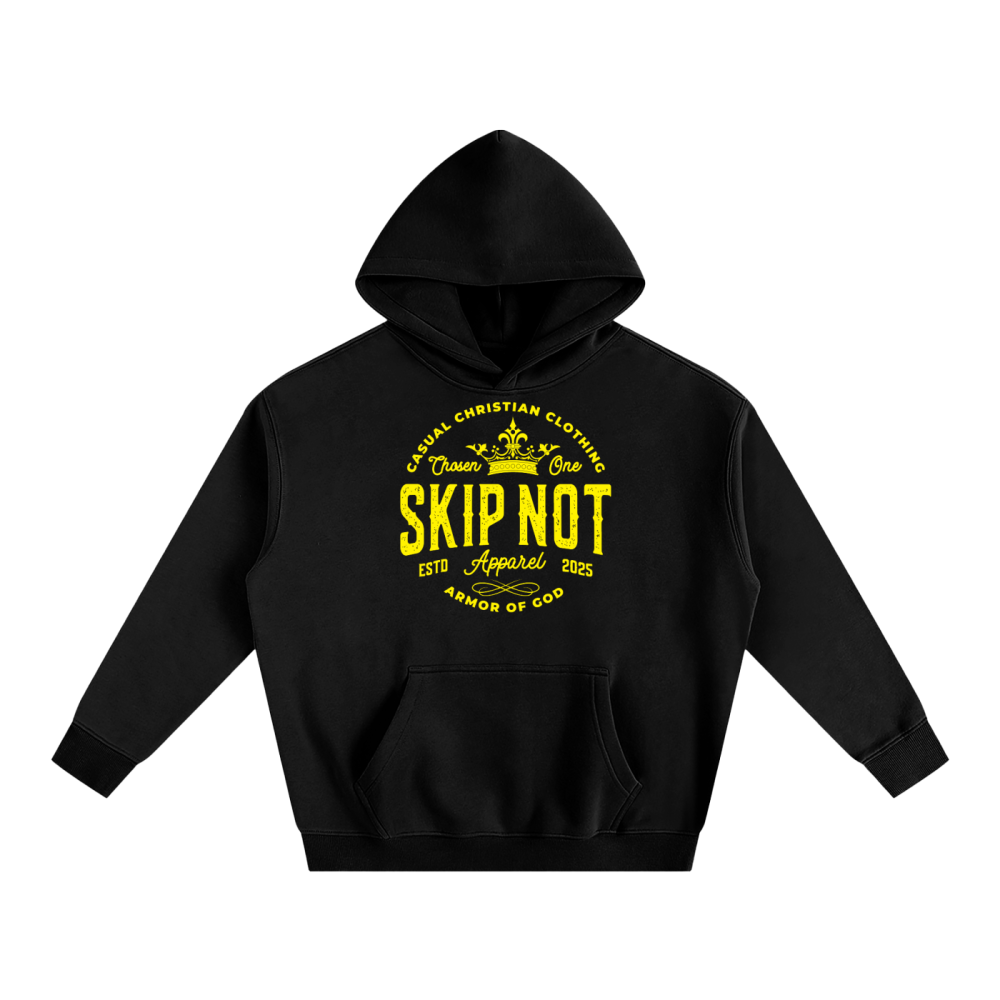 Skip Not Unisex Oversize Fleeced Hoodie - Image 18