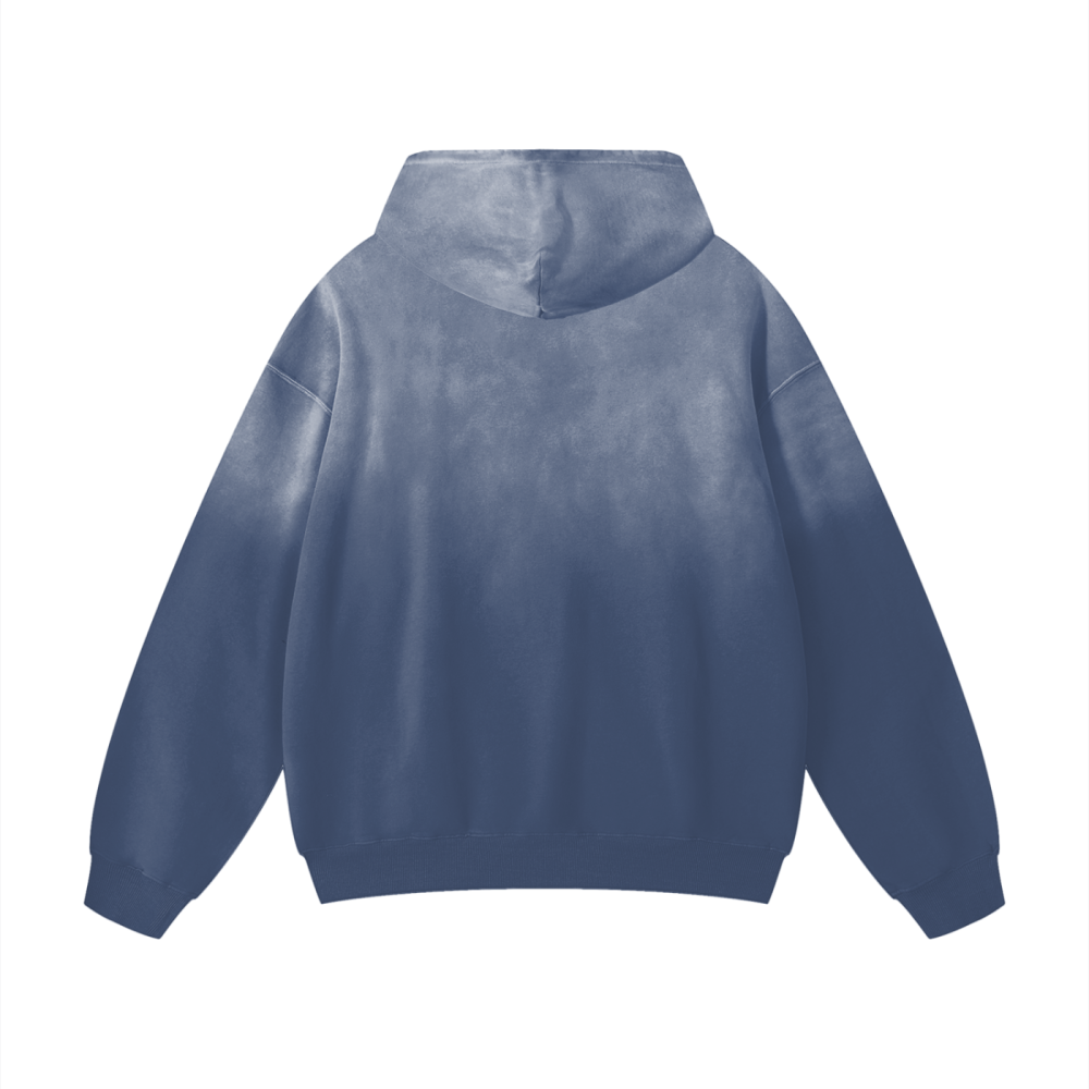 Skip Not Unisex Heavyweight Sunfade Oversized Hoodie - Image 5
