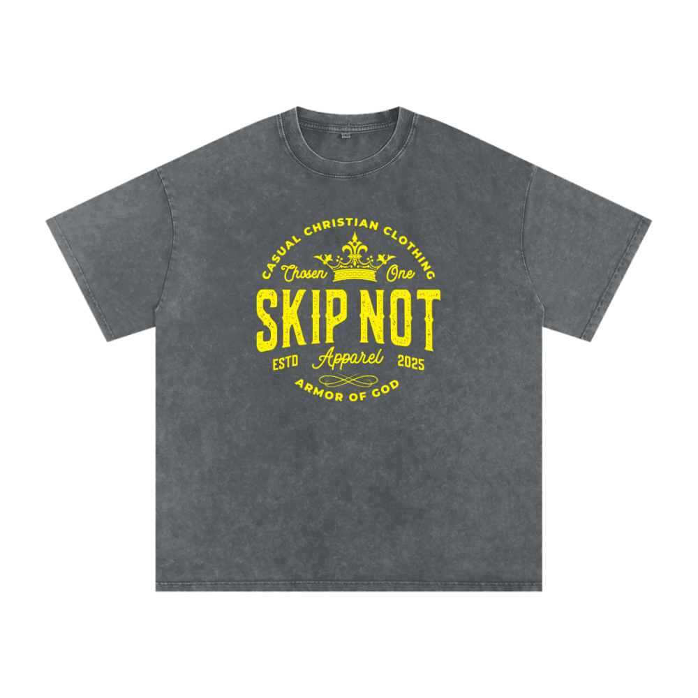 Acid Wash Oversize T-Shirt - 250 GSM - Image 2