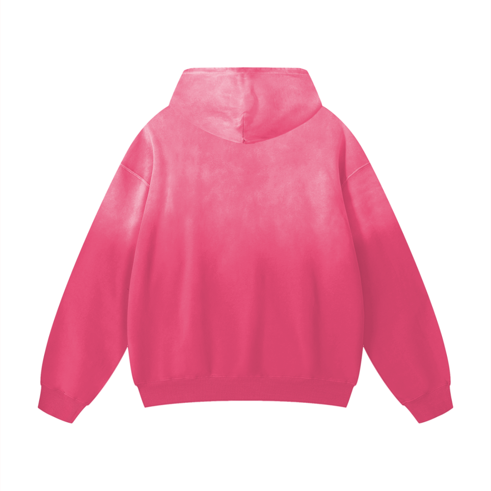 Skip Not Unisex Heavyweight Sunfade Oversized Hoodie - Image 1