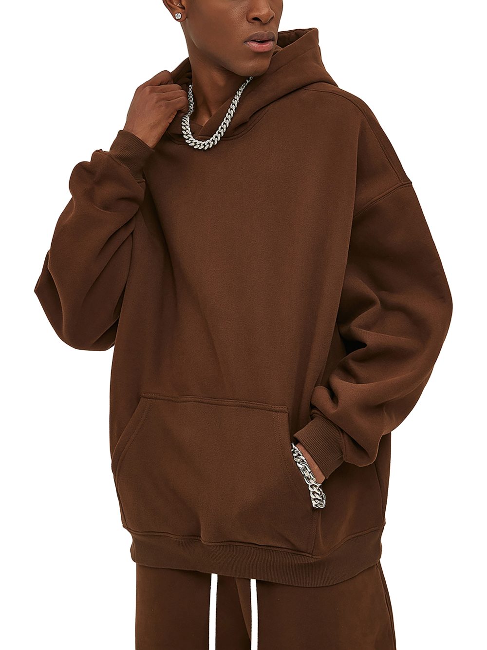 Skip Not Unisex Oversize Fleeced Hoodie - Image 12